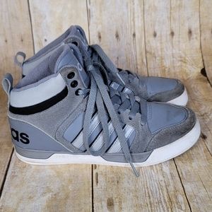 Kids Adidas Suede High Tops size 4.5